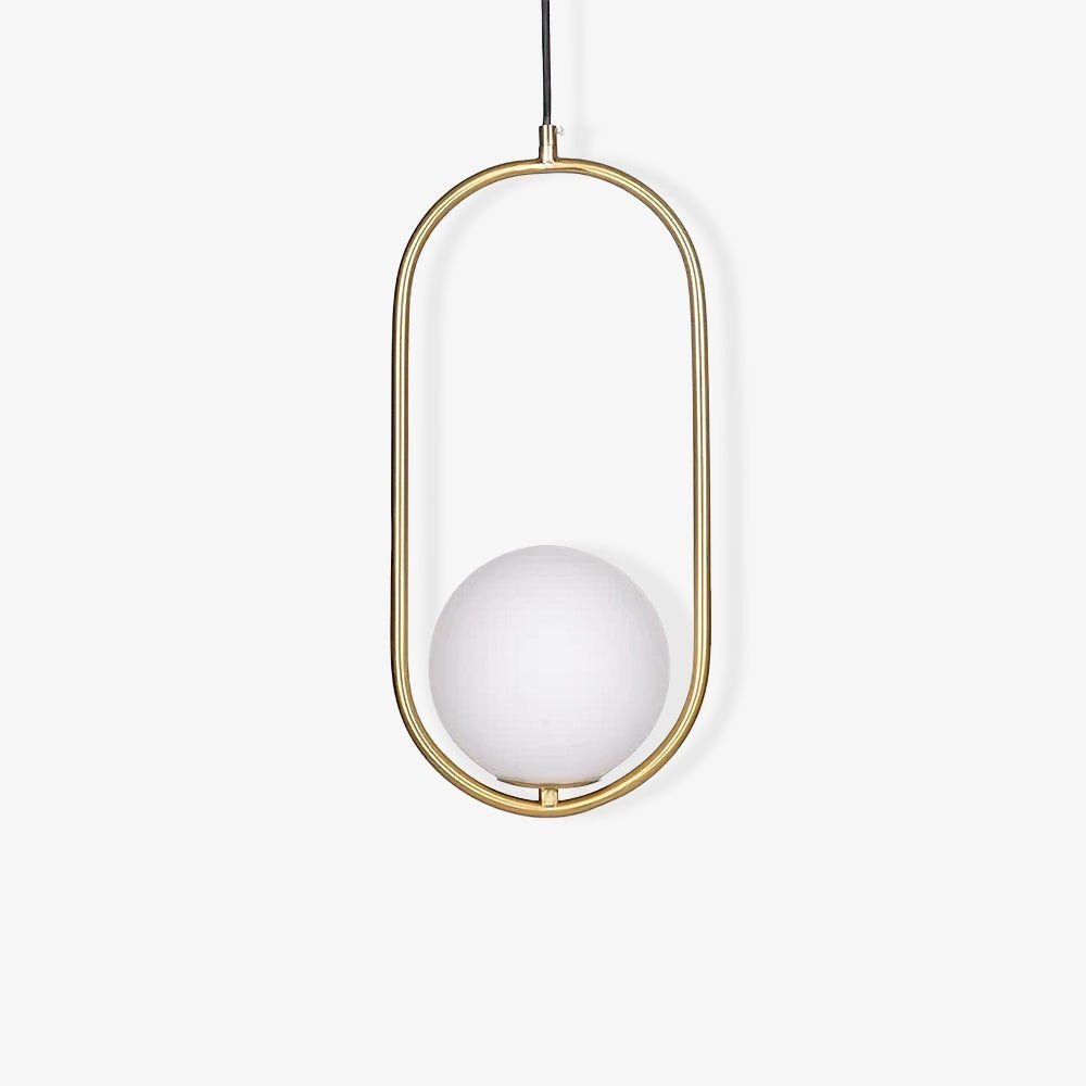 Mila Brass Globe Pendant