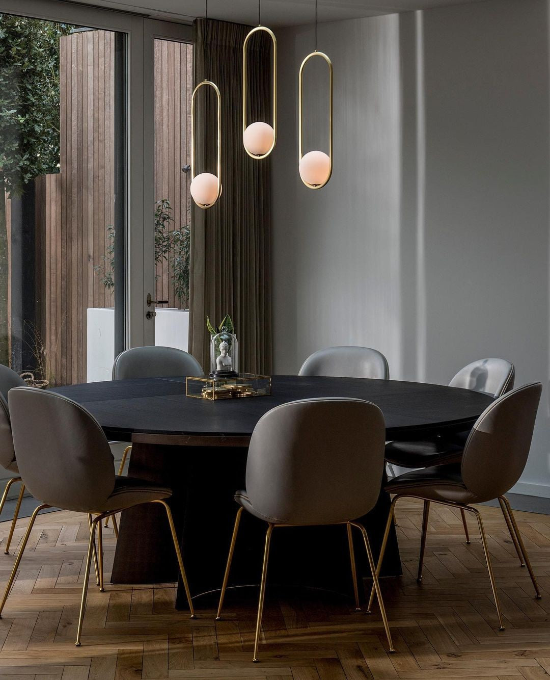 Mila Brass Globe Pendant