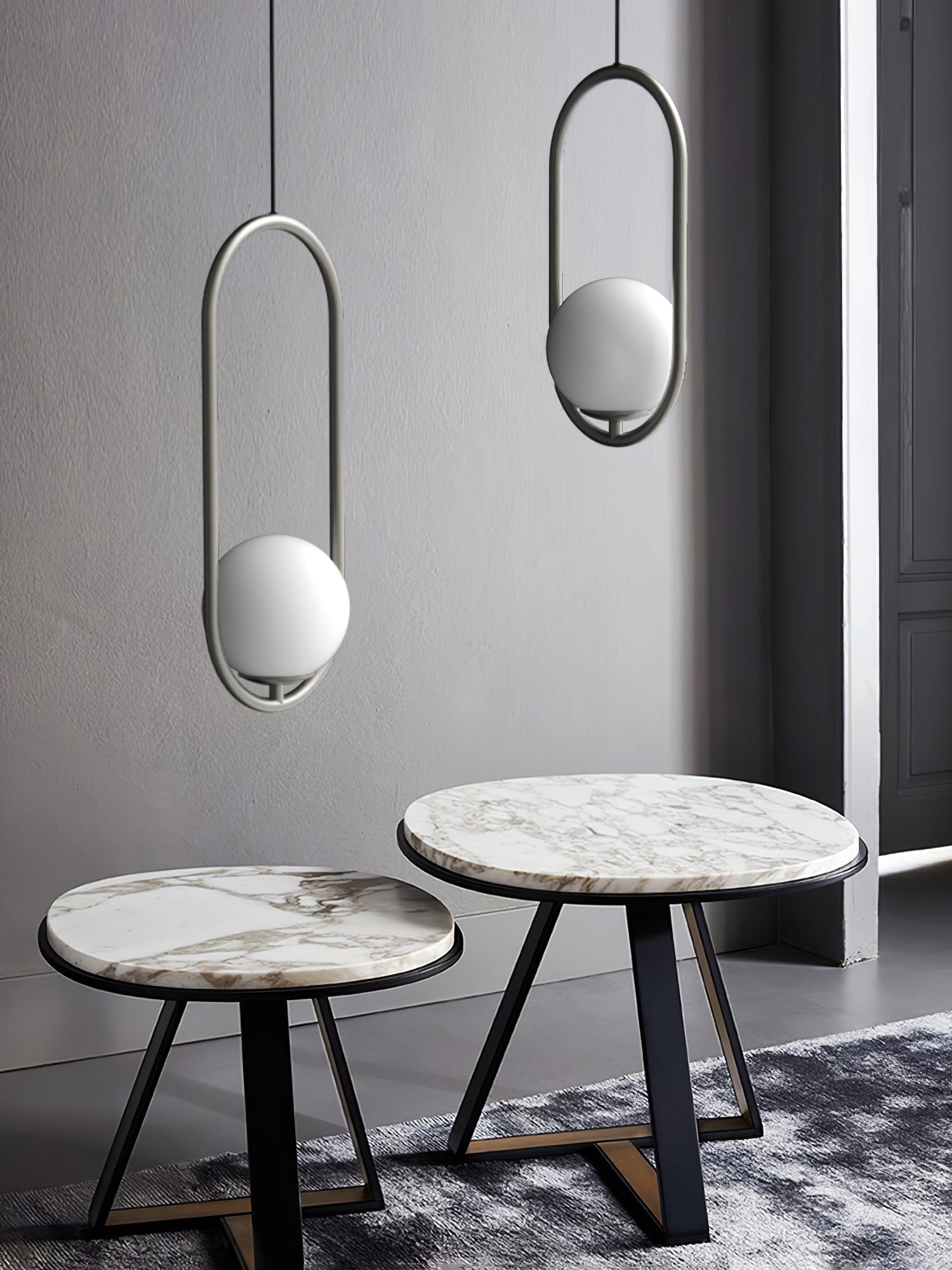 Mila Brass Globe Pendant