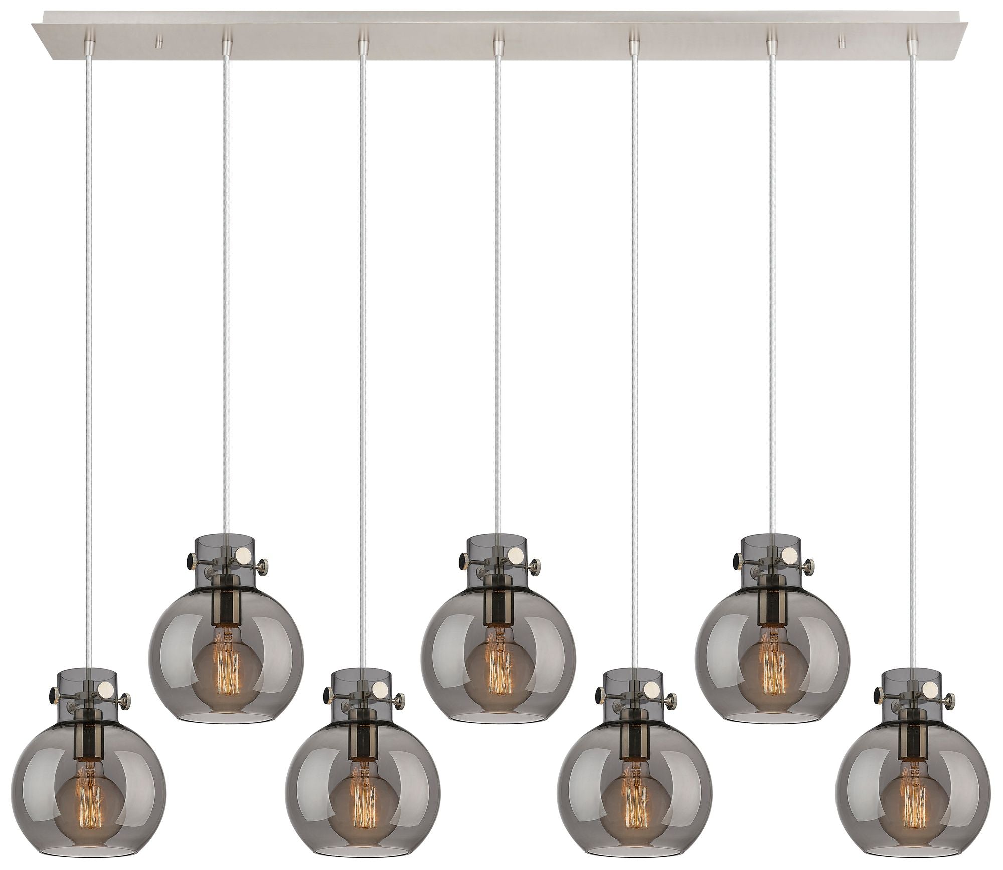 Milan 5-Light Matte Black Linear Pendant