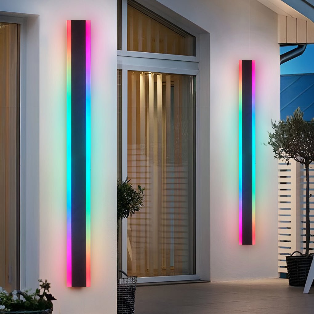 Linear LED Long Exterior Wall Light, detail angle 11, Tianguang Select