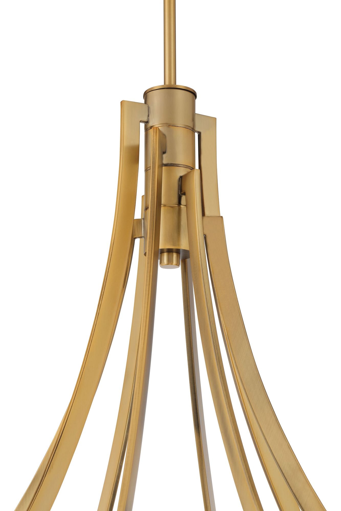 Lavery Pearl LED 49.25-in Legacy Brass Chandelier