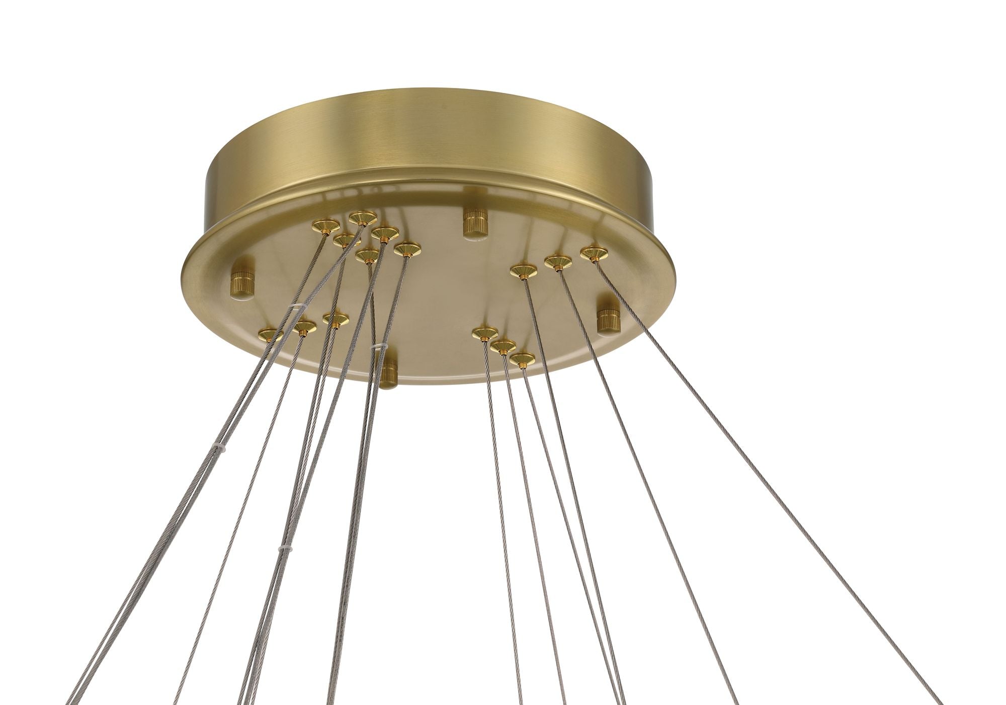Lavery Sevryn LED 34-in Soft Brass Indoor Chandelier