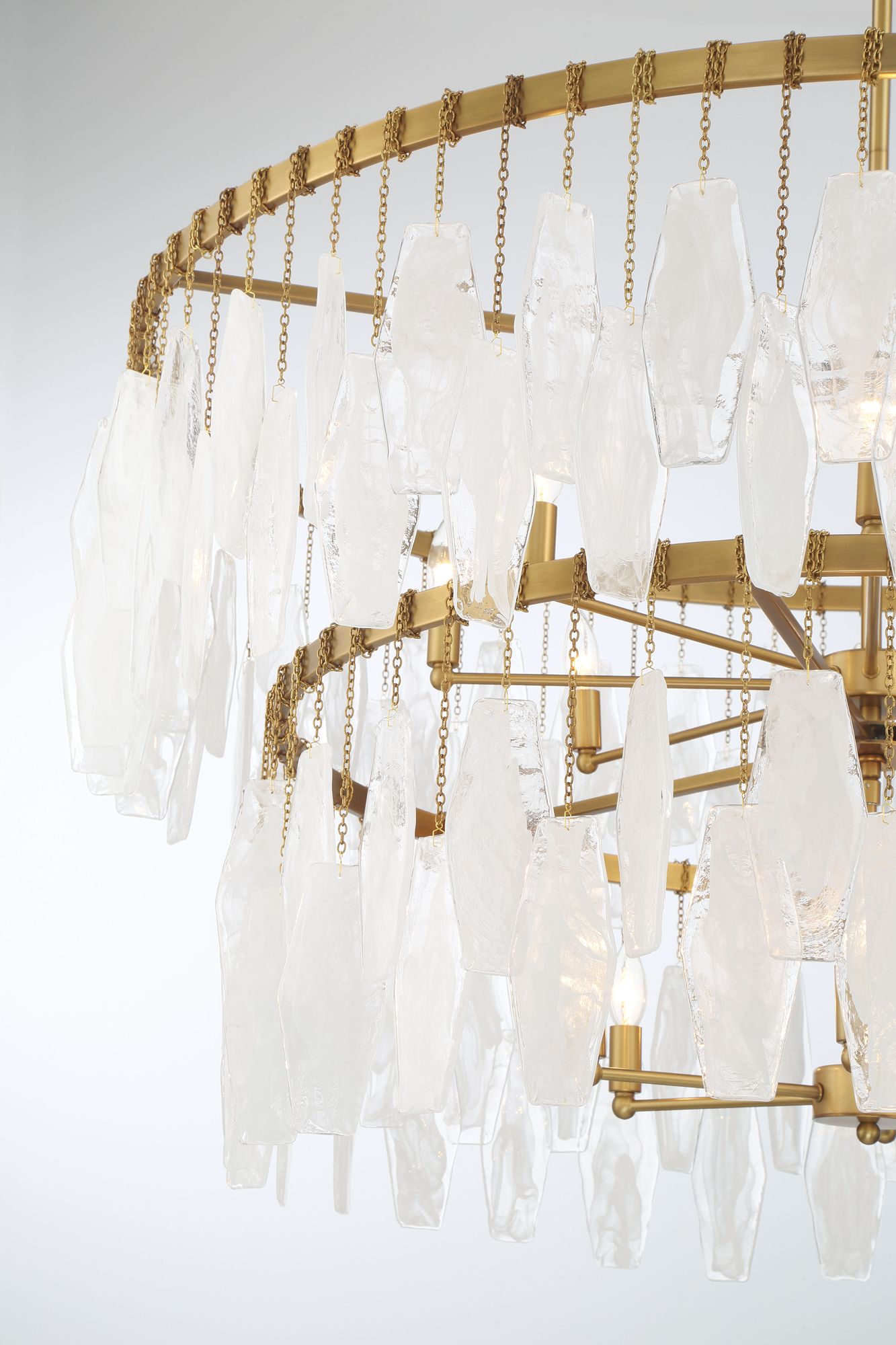 Lavery Willow 14-Light 45-in Legacy Brass Chandelier