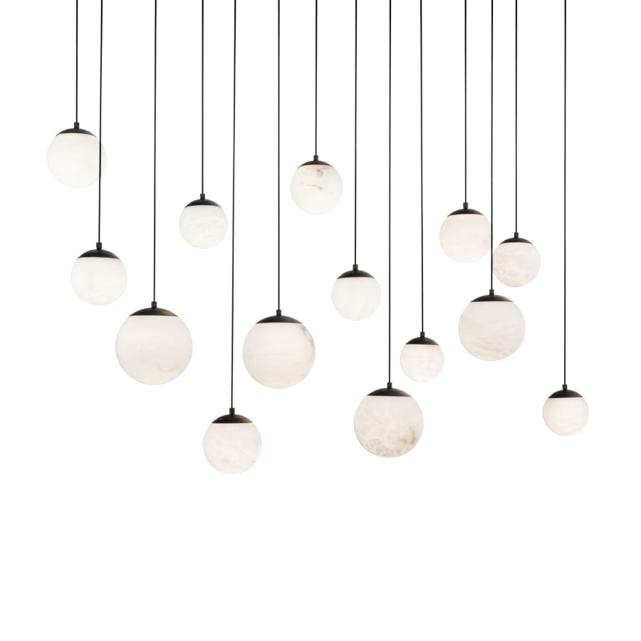 Pisces 14-Light 10" Wide LED Linear Pendant