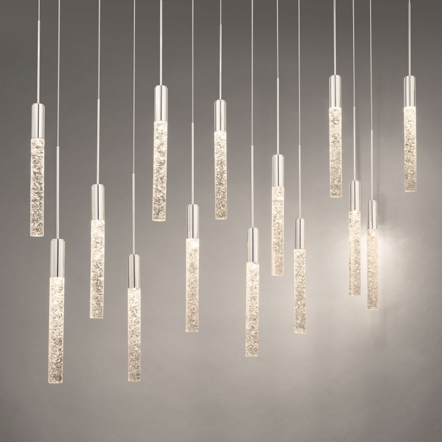 Magic 14-Light 10" Wide LED Abstract Multi Chandelier