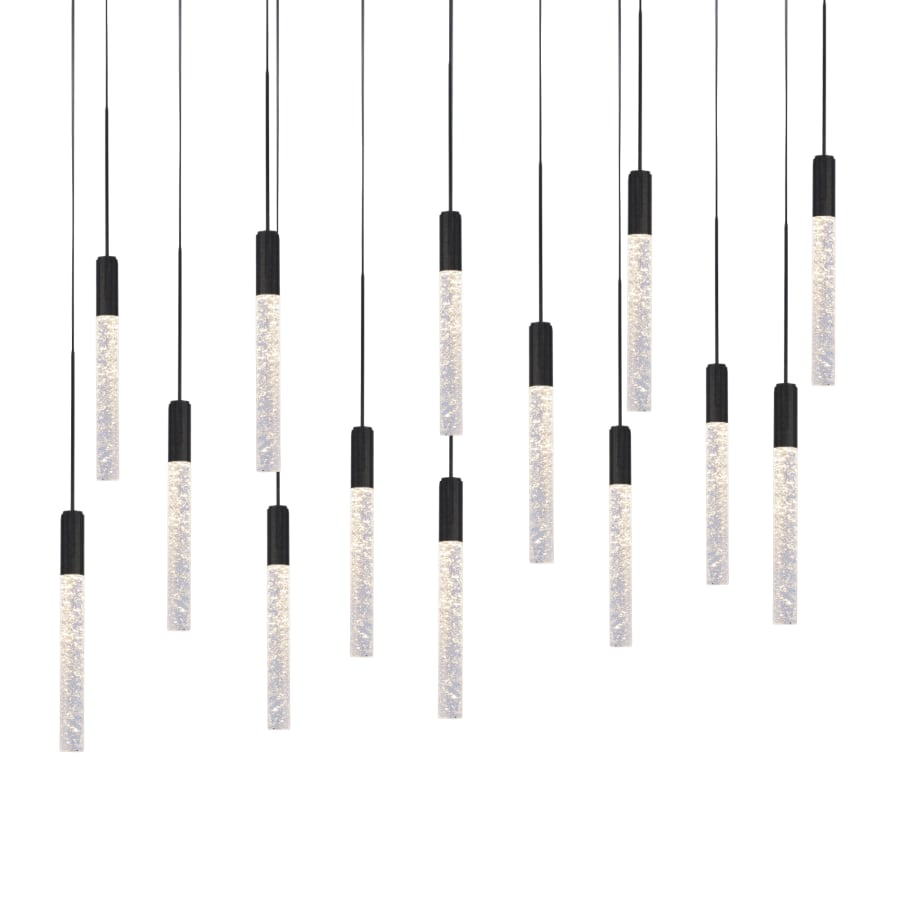 Magic 14-Light 10" Wide LED Abstract Multi Chandelier