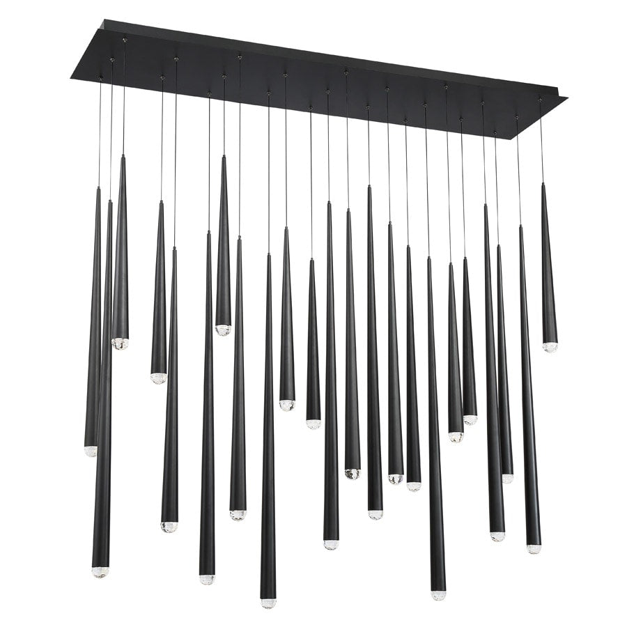 Cascade 23-Light 54" Wide LED Suspended Chandelier