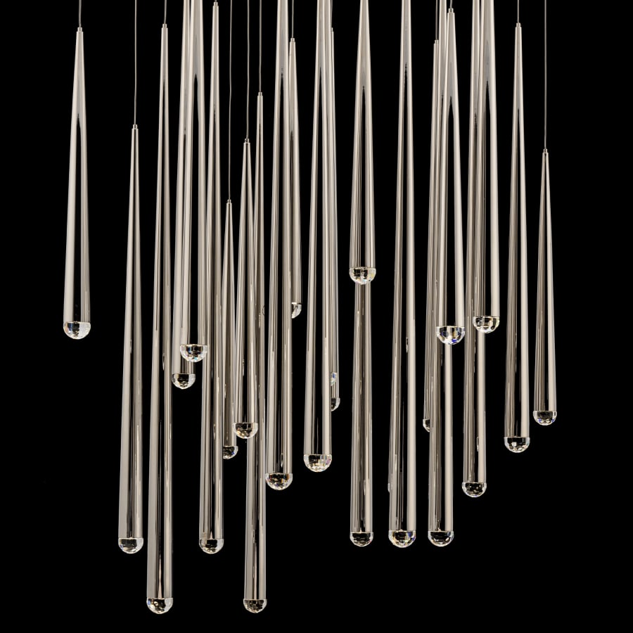 Cascade 25-Light 28" Wide LED Crystal Pendant Light