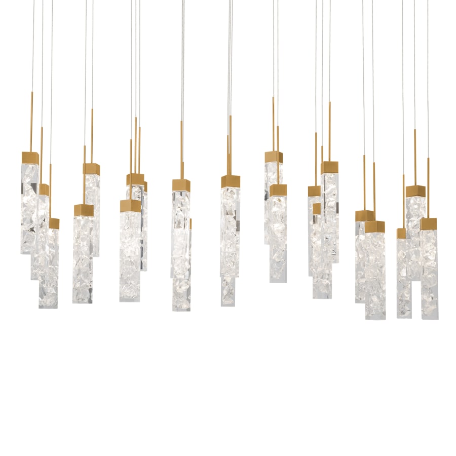 Minx 23-Light 12" Wide LED Crystal Multi-Light Pendant