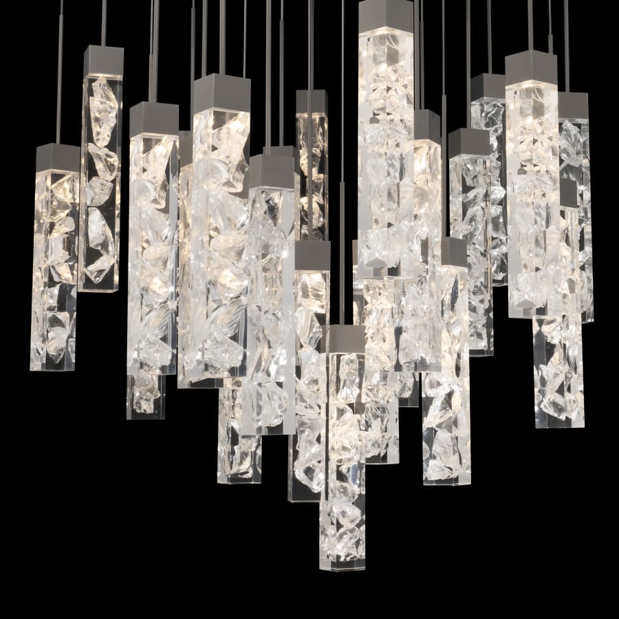 Minx 25-Light 28" Wide LED Crystal Multi-Light Pendant