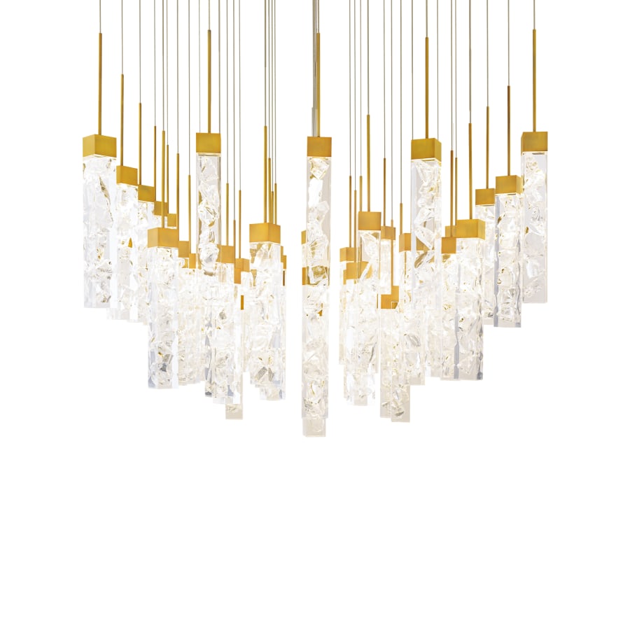 Minx 41-Light 36" Wide LED Crystal Multi-Light Pendant