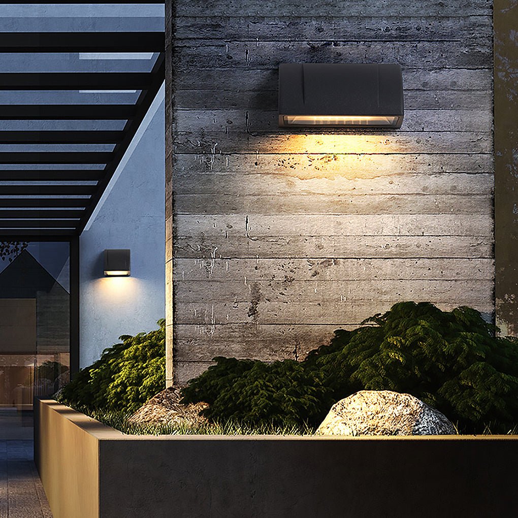 Contemporary Clean-Lined Waterproof Exterior LED Wall Light, main view, Tianguang Select
