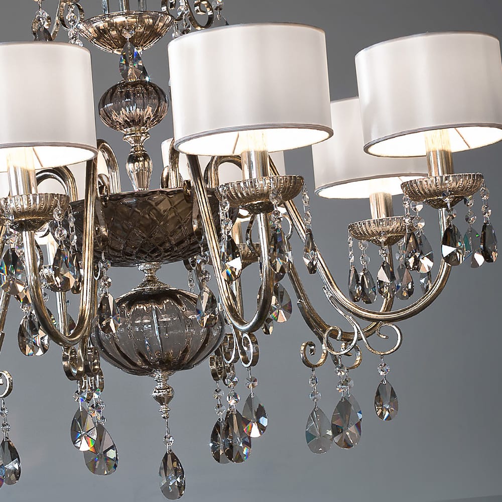 Modern Murano Glass Chandelier