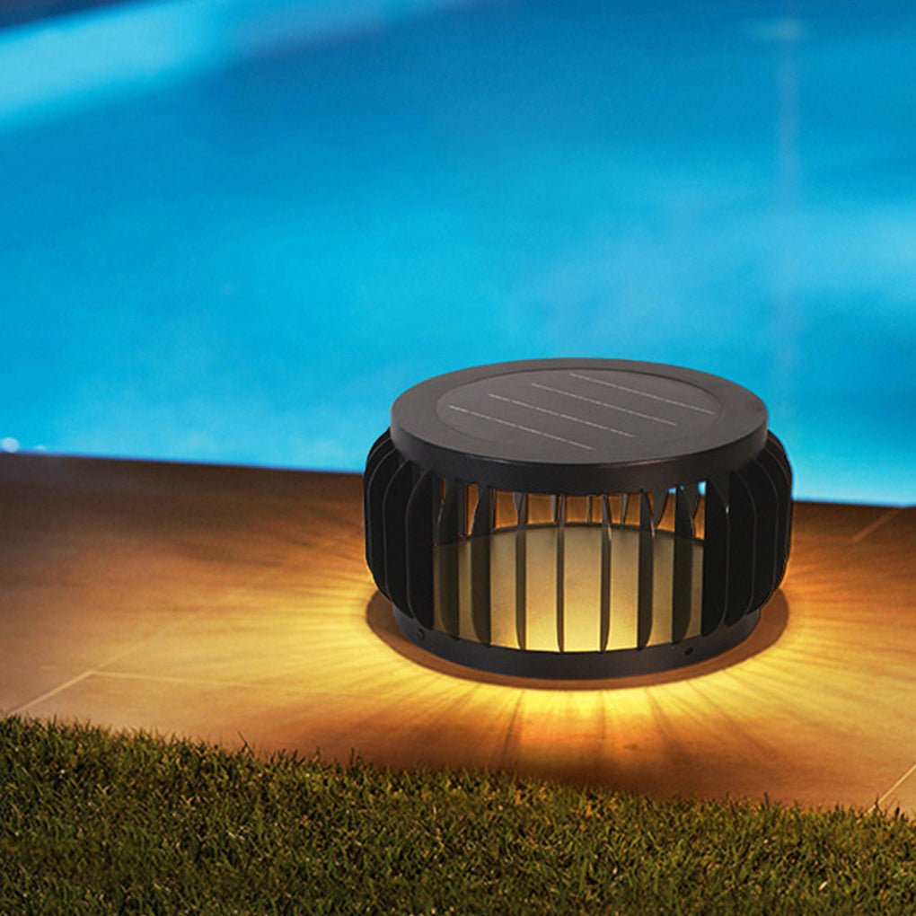 Contemporary Exterior Waterproof Solar Three-color Dimming LED Garden, outdoor light, main view, Tianguang Select