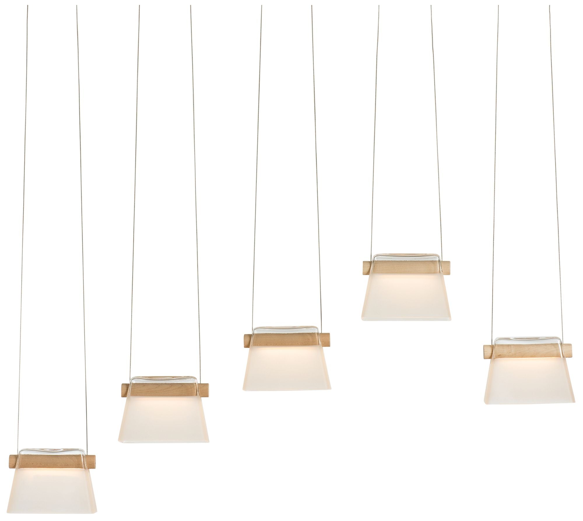 More Cowbell LED Platinum Maple Chandelier