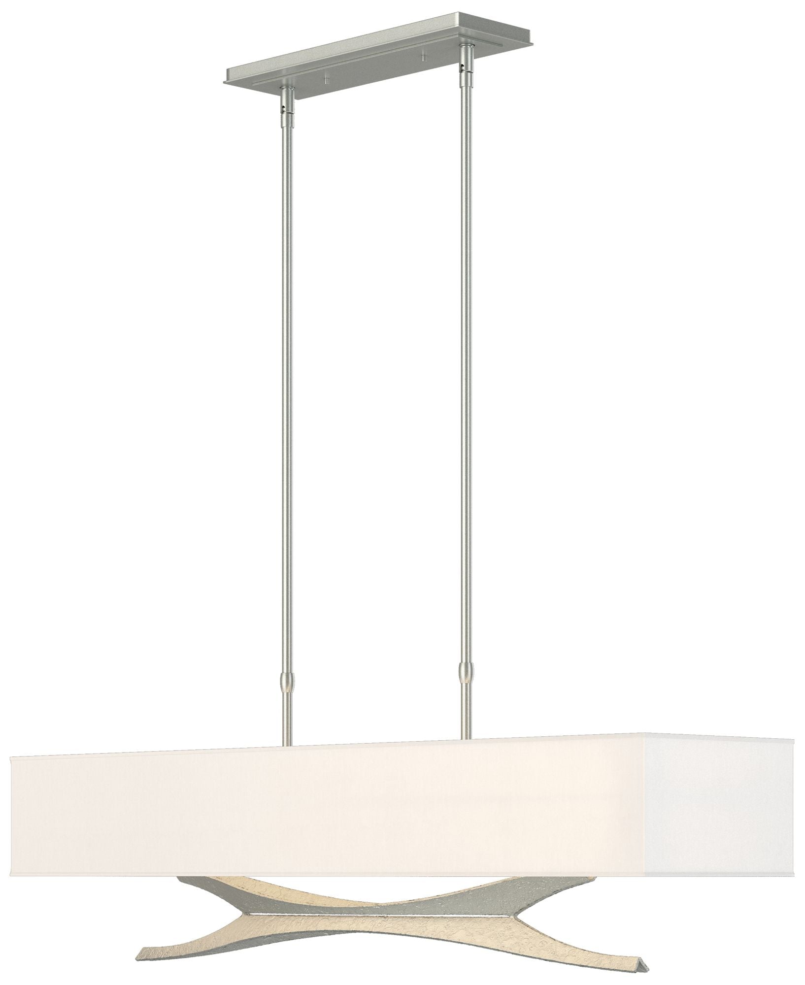 Moreau 42"W Vintage Platinum Standard with Chandelier