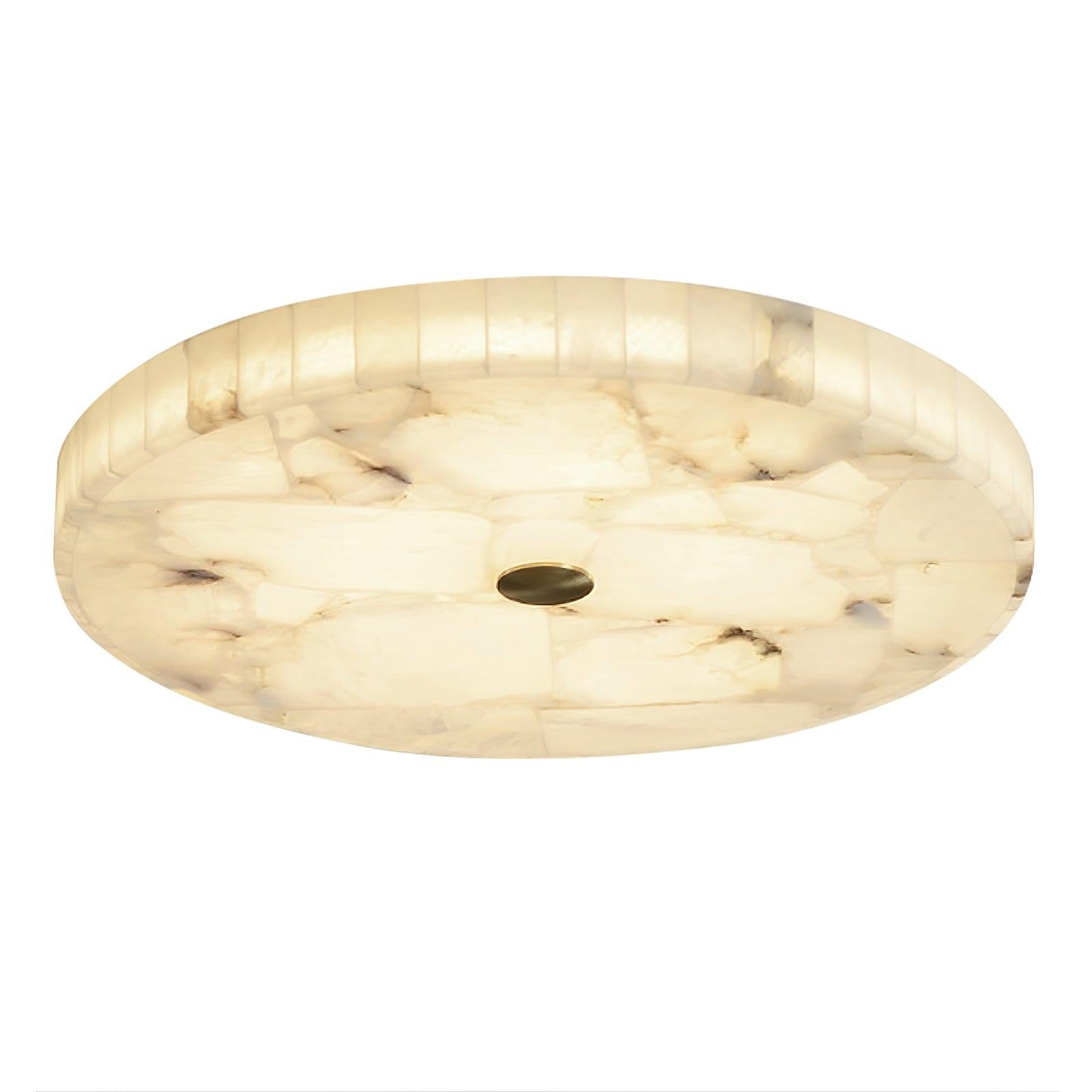 Mosaic Alabaster Round Ceiling Light