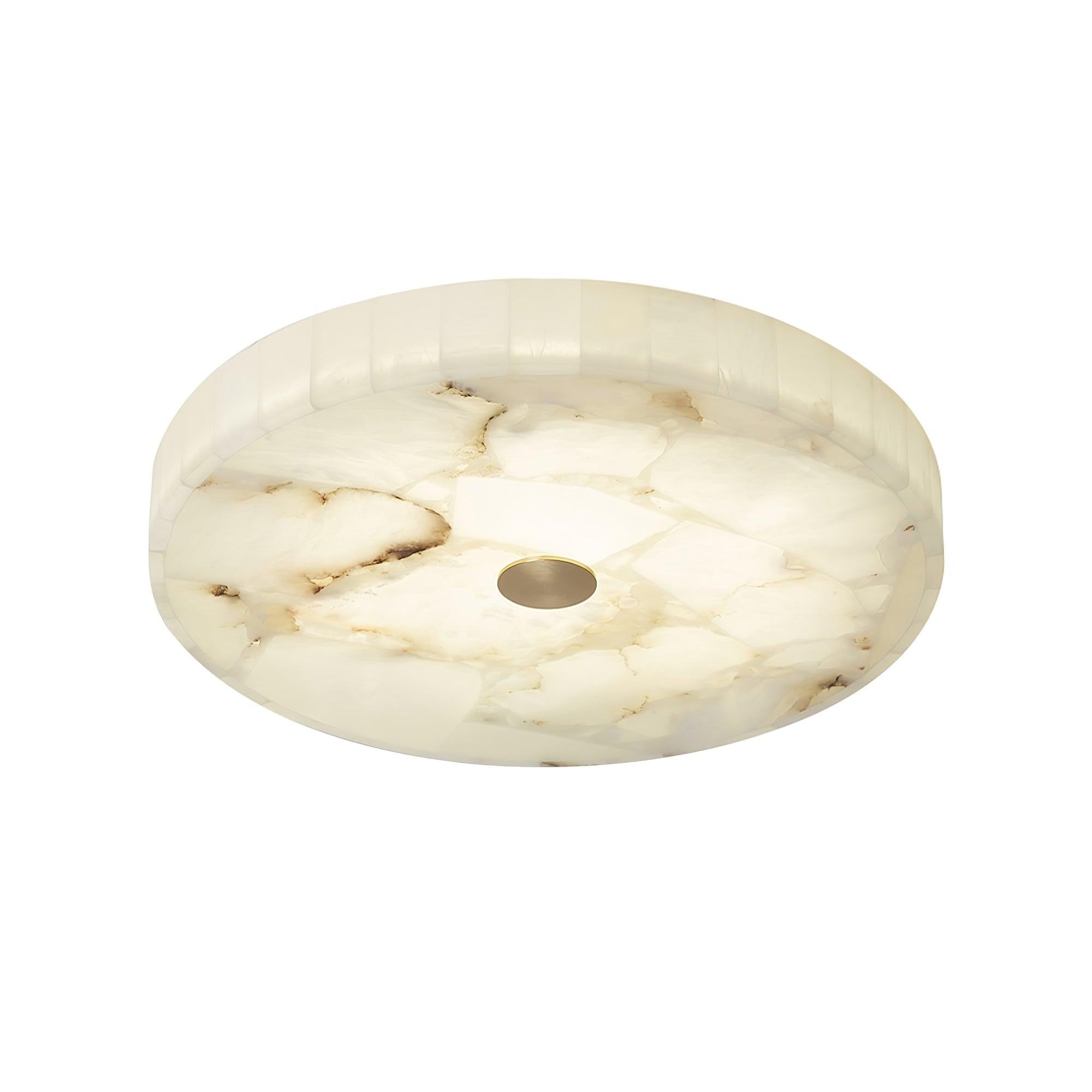 Mosaic Alabaster Round Ceiling Light