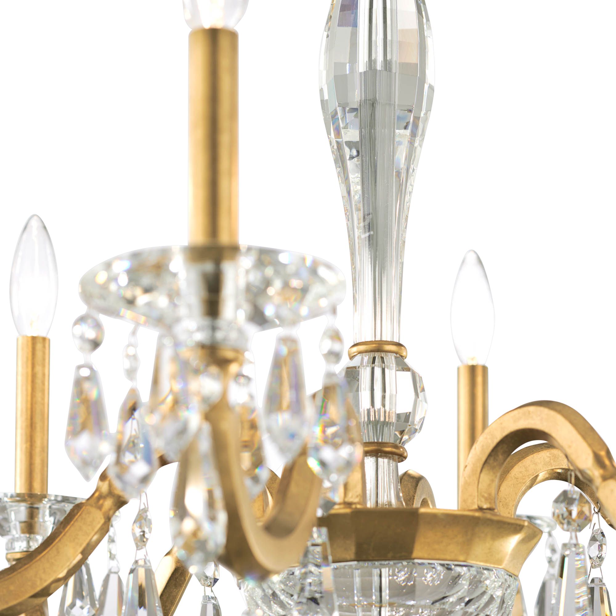 Napoli 24.6"H X 28.1"W 6-Light Crystal Chandelier in Hrlm