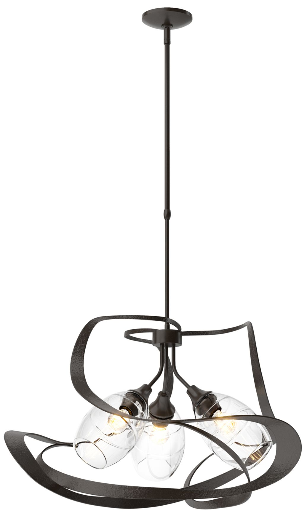 Nest Oil Rubbed Bronze Clear Chandelier