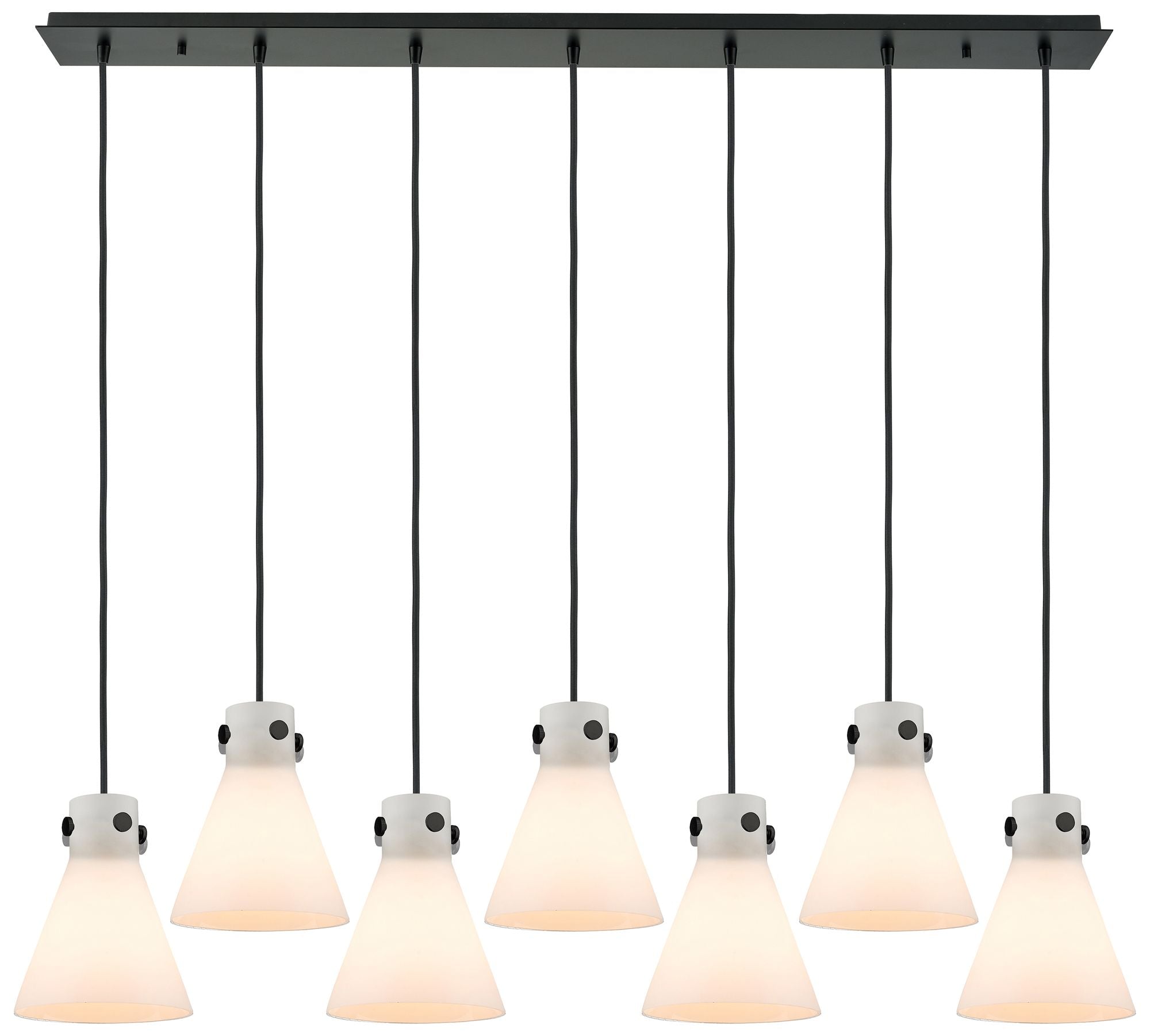 Newton Bell 12-Light Brushed with Chandelier