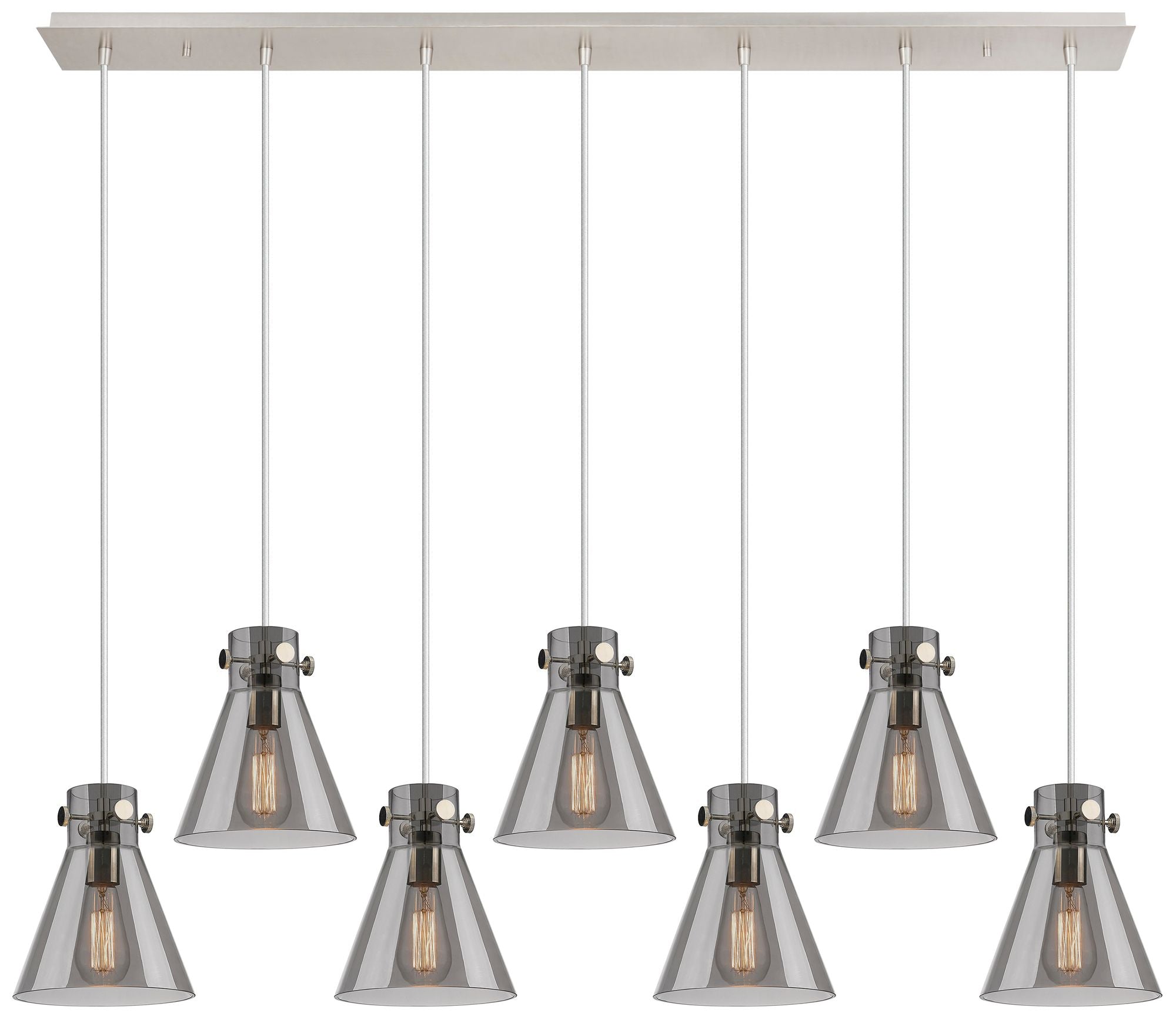 Newton Bell 12-Light Matte Black Chandelier