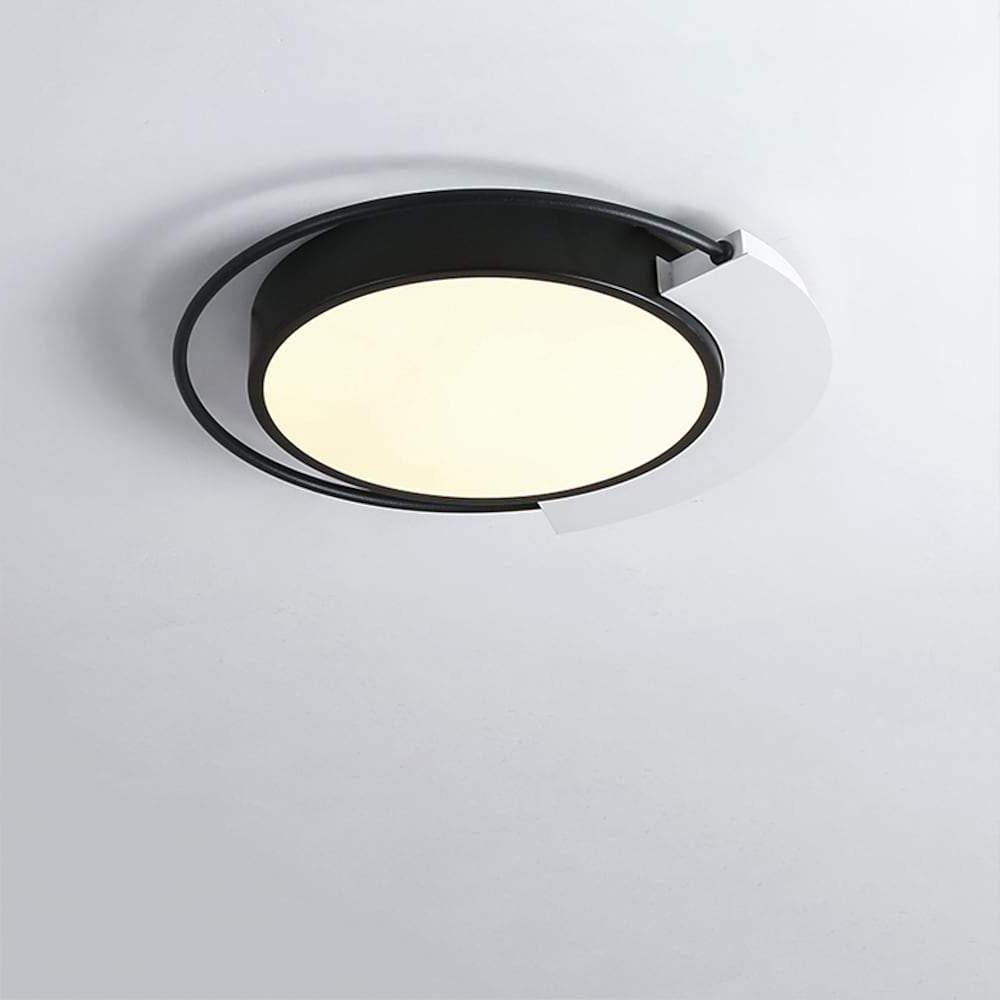 Modern Circular 1-Light Flush Mount Ceiling Light