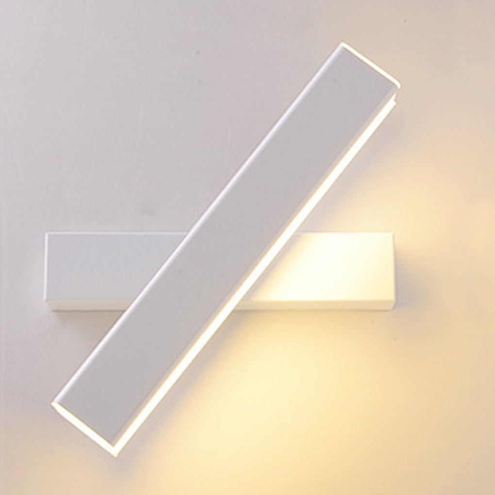 Nordic Clean-Lined 360° Rotatable LED Wall Light for Bedside Corridor Aisle, Bedroom Wall Sconce, detail 6