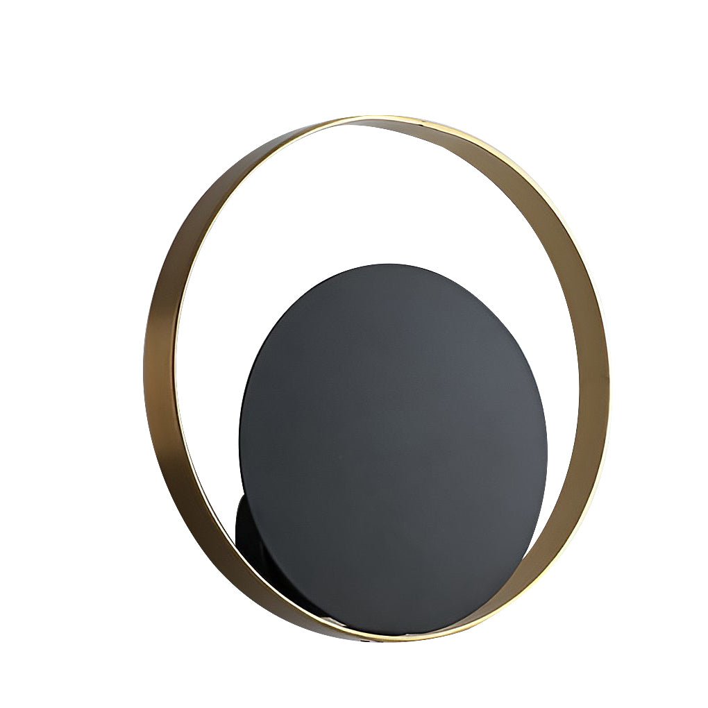 Nordic Clean-Lined LED Sconce Creative Circular Wall Light, detail angle 6, Tianguang Select