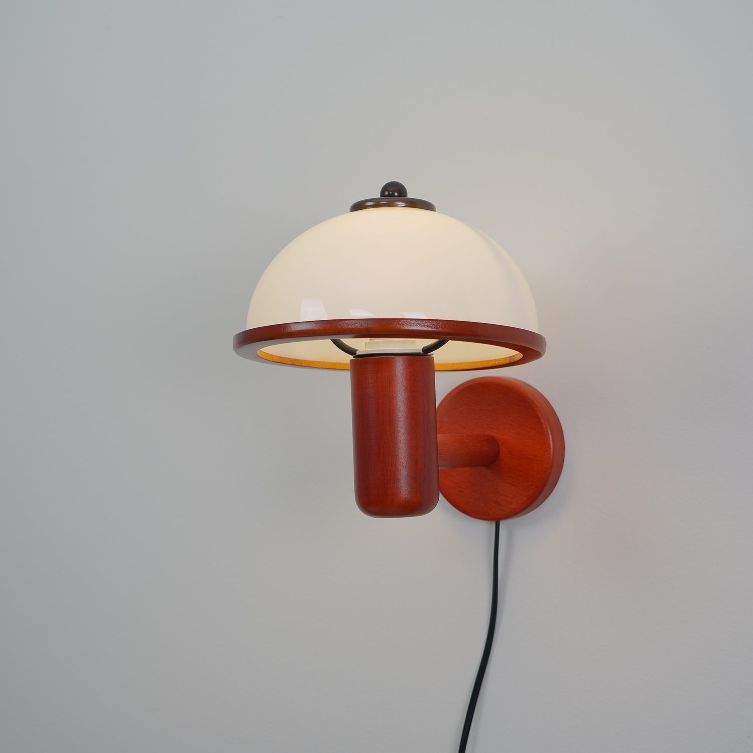 Oak Mushroom Wall Lamp