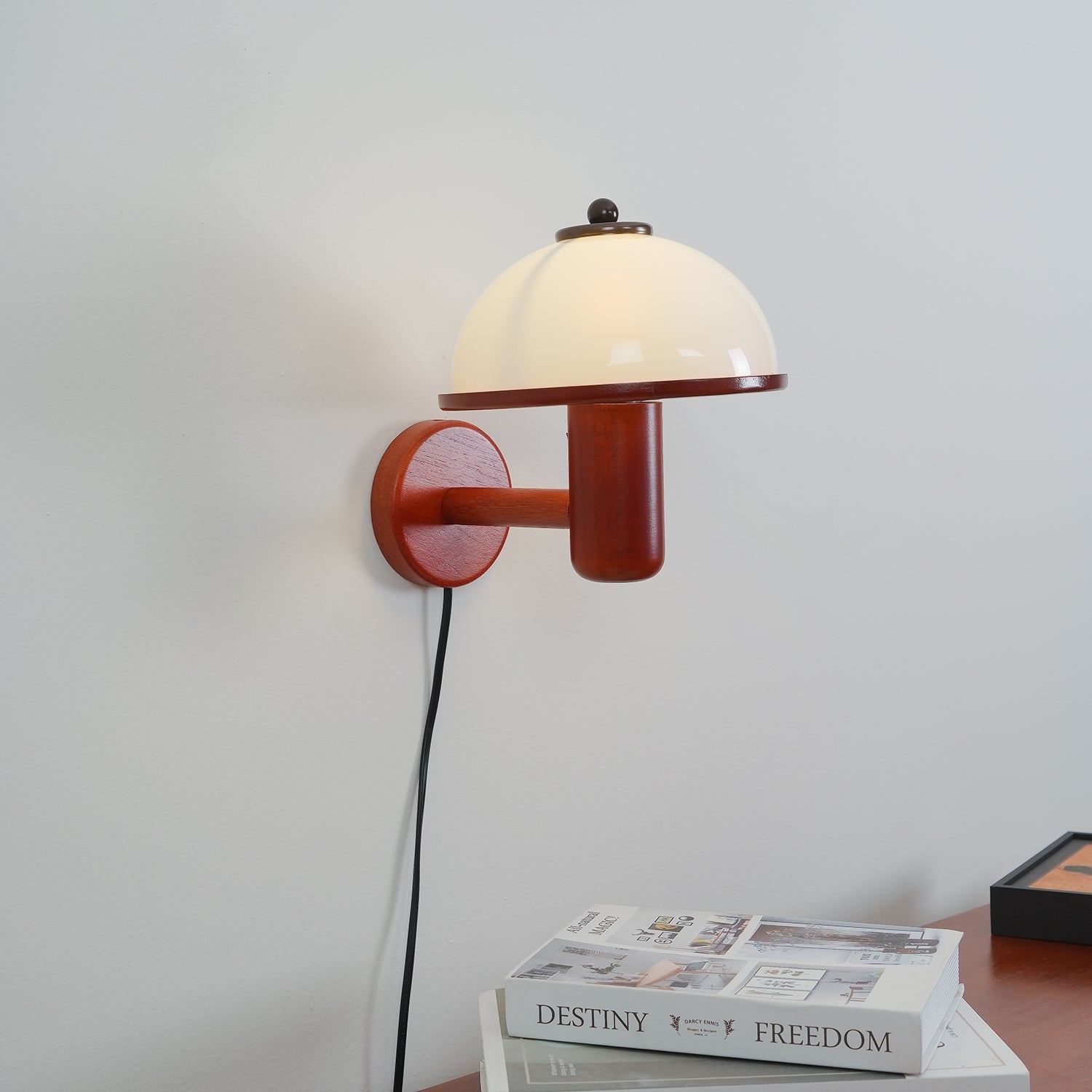 Oak Mushroom Wall Lamp