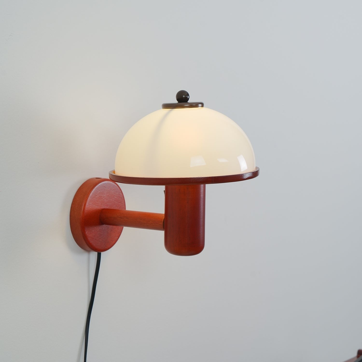 Oak Mushroom Wall Lamp