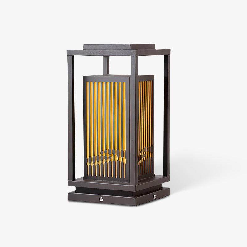 Square Cage Outdoor Light Table Lamp