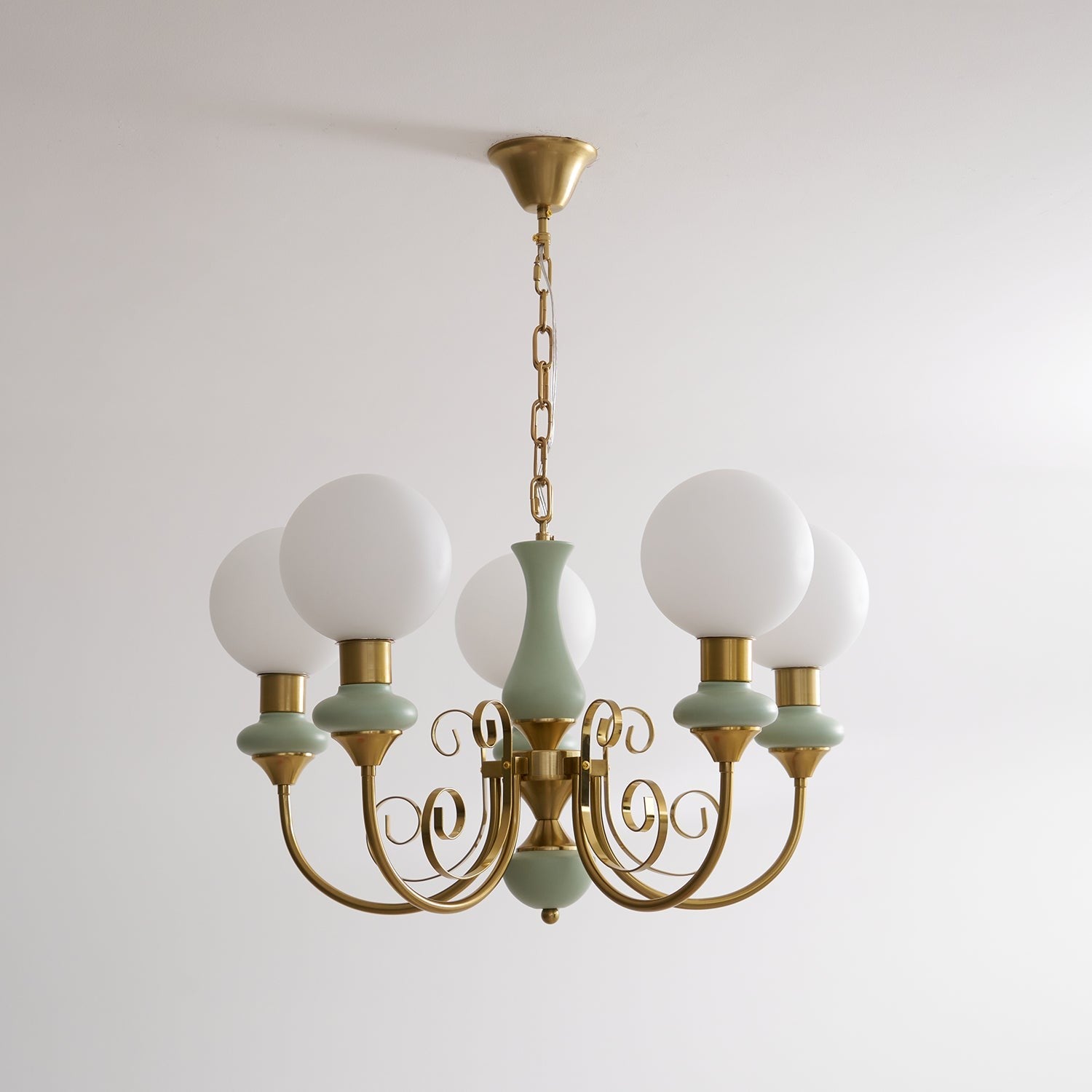 Onyx Glow Glass Chandelier