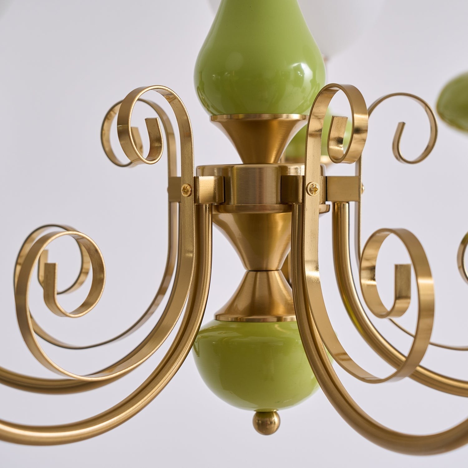 Onyx Glow Glass Chandelier