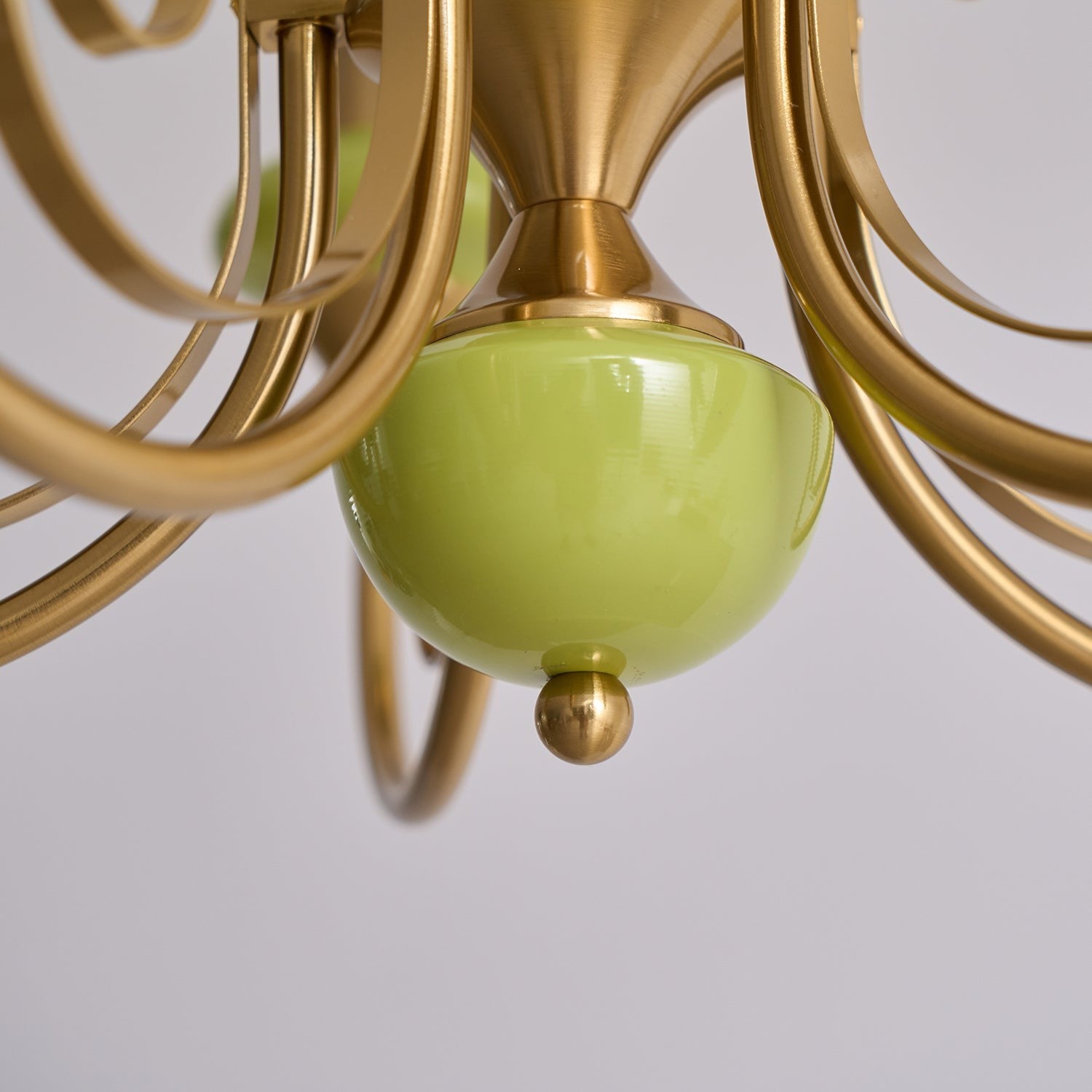 Onyx Glow Glass Chandelier