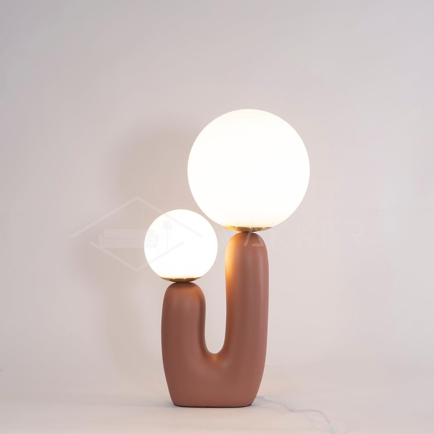 Oo Smooth Resin Table Lamp