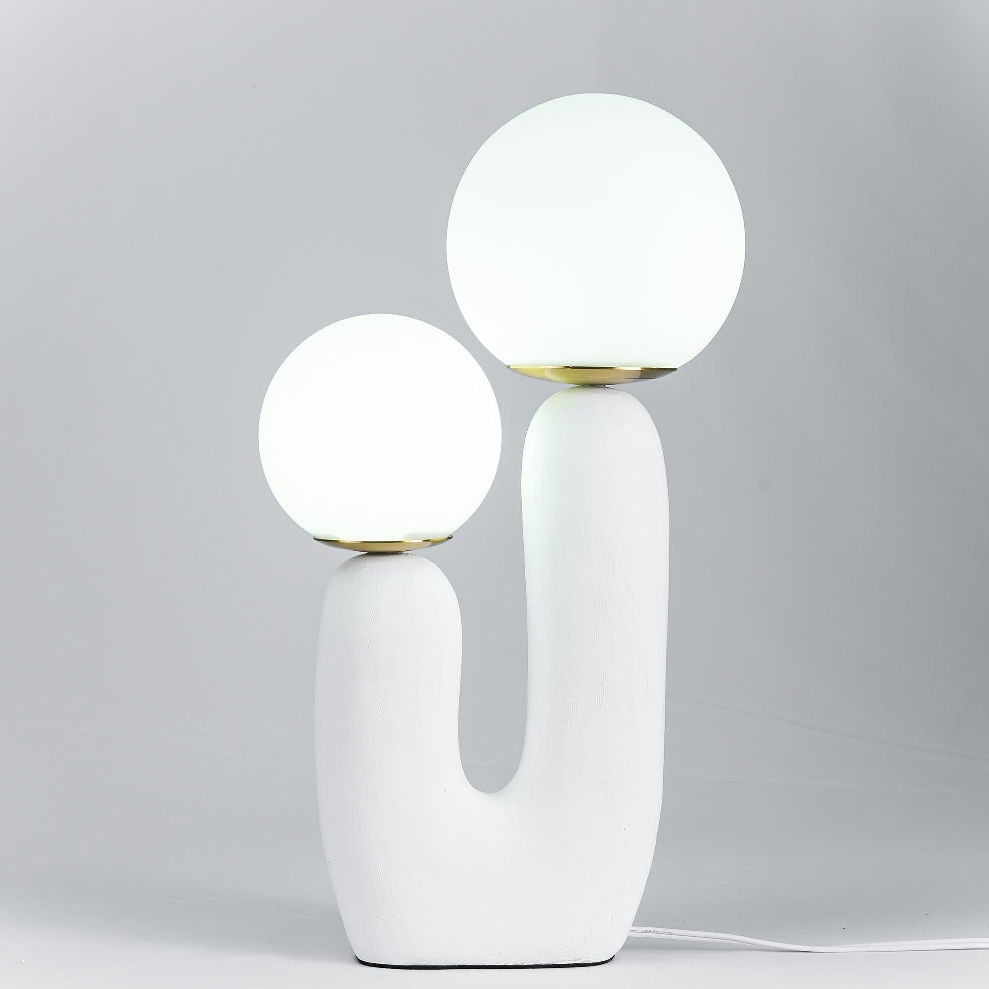 Oo Textured Resin Table Lamp