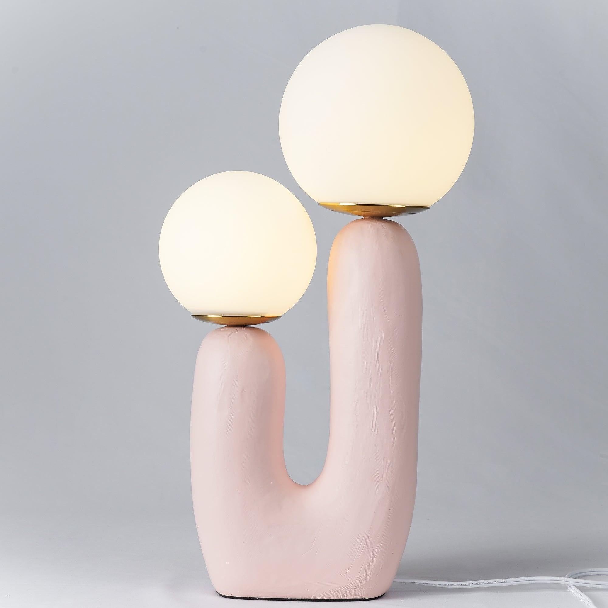 Oo Textured Resin Table Lamp