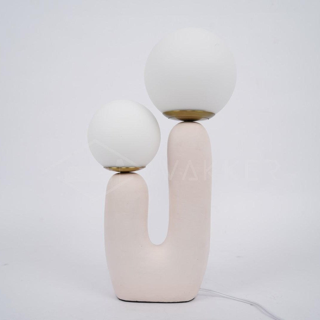 Oo Textured Resin Table Lamp
