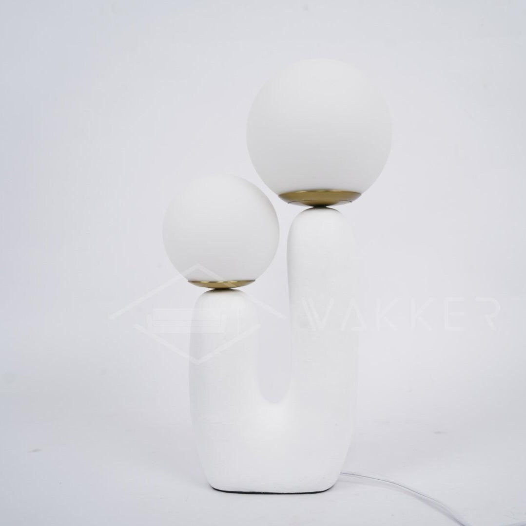 Oo Textured Resin Table Lamp