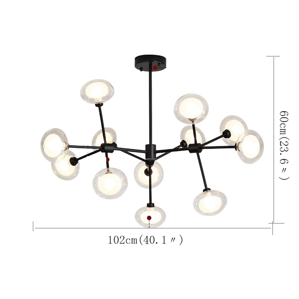 Multiwave Design Sputnik Chandelier LED Dining Room 12