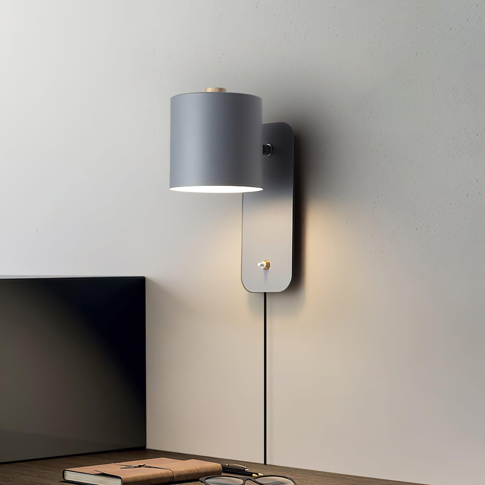 Orbit Plug-in Rotating Wall Lamp