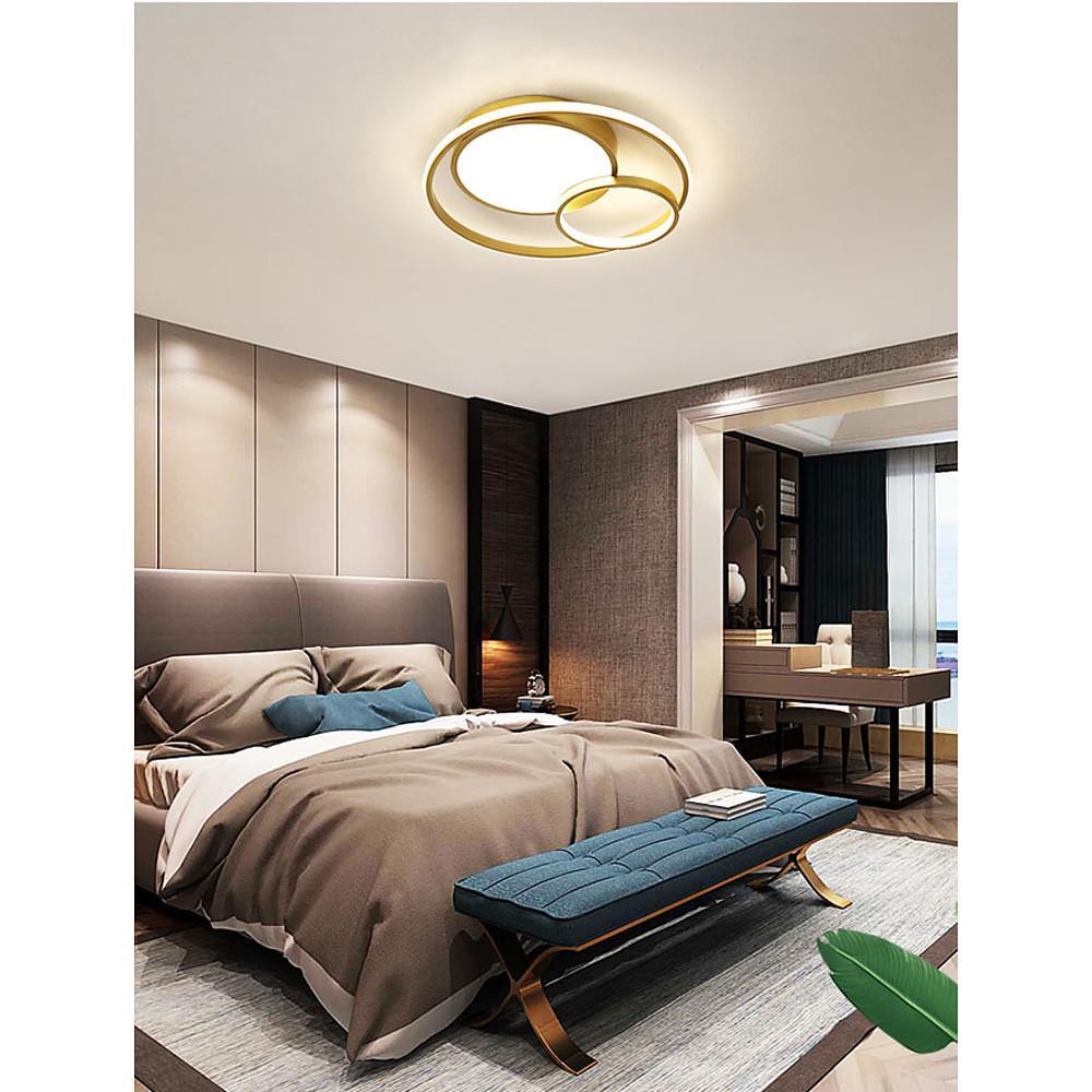 3 Ring Minimalist Acrylic LED Flush Mount Ceiling Light