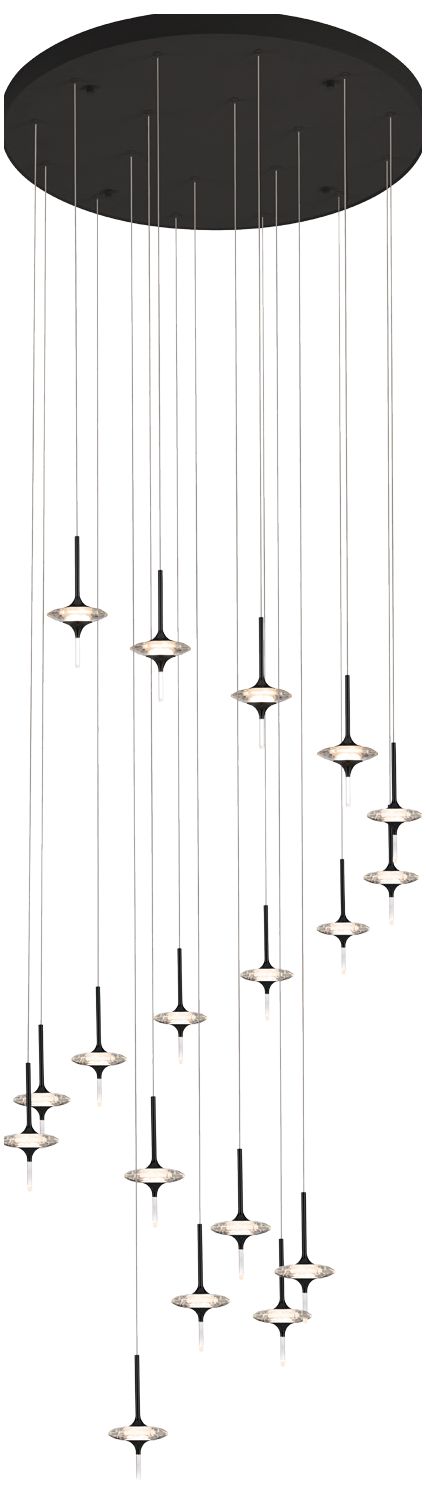 PageOne Lighting Light-Year 31.5" 18-Head Chandelier