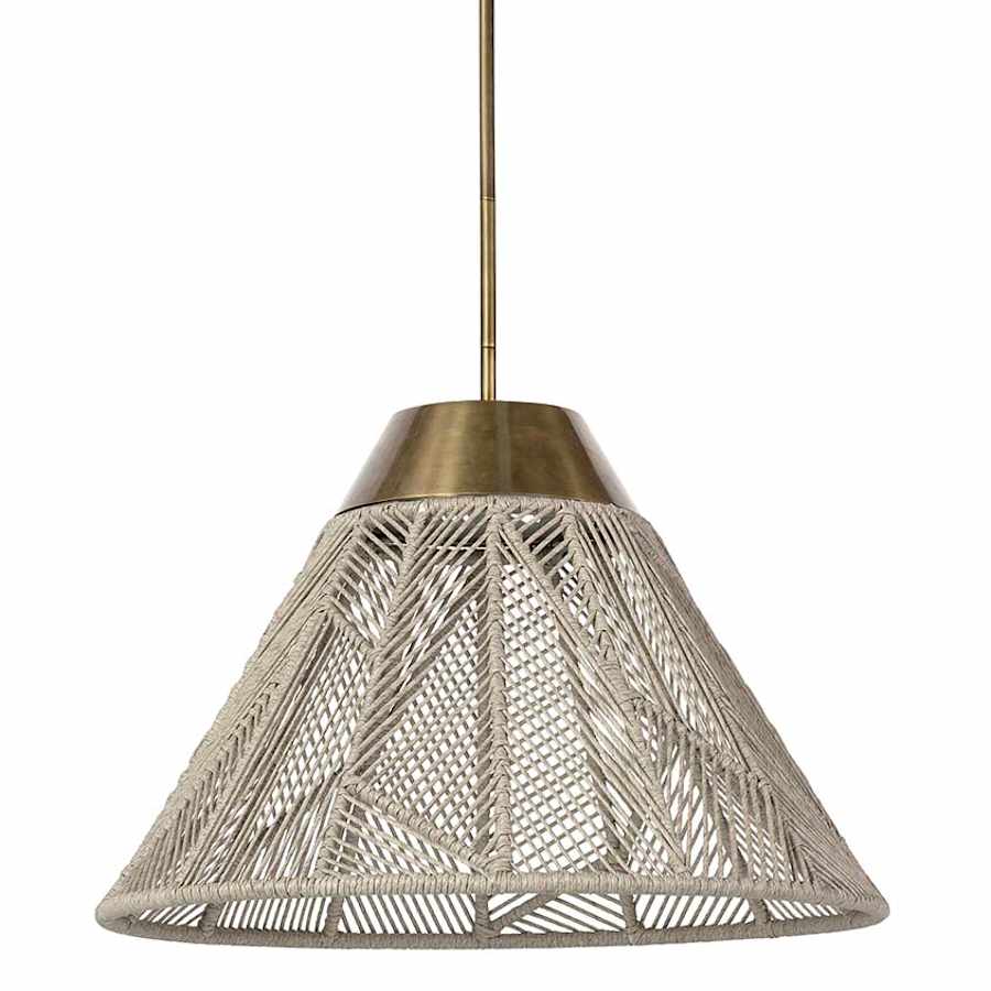 Palecek Salerno 2-Light 30" Wide Outdoor Pendant