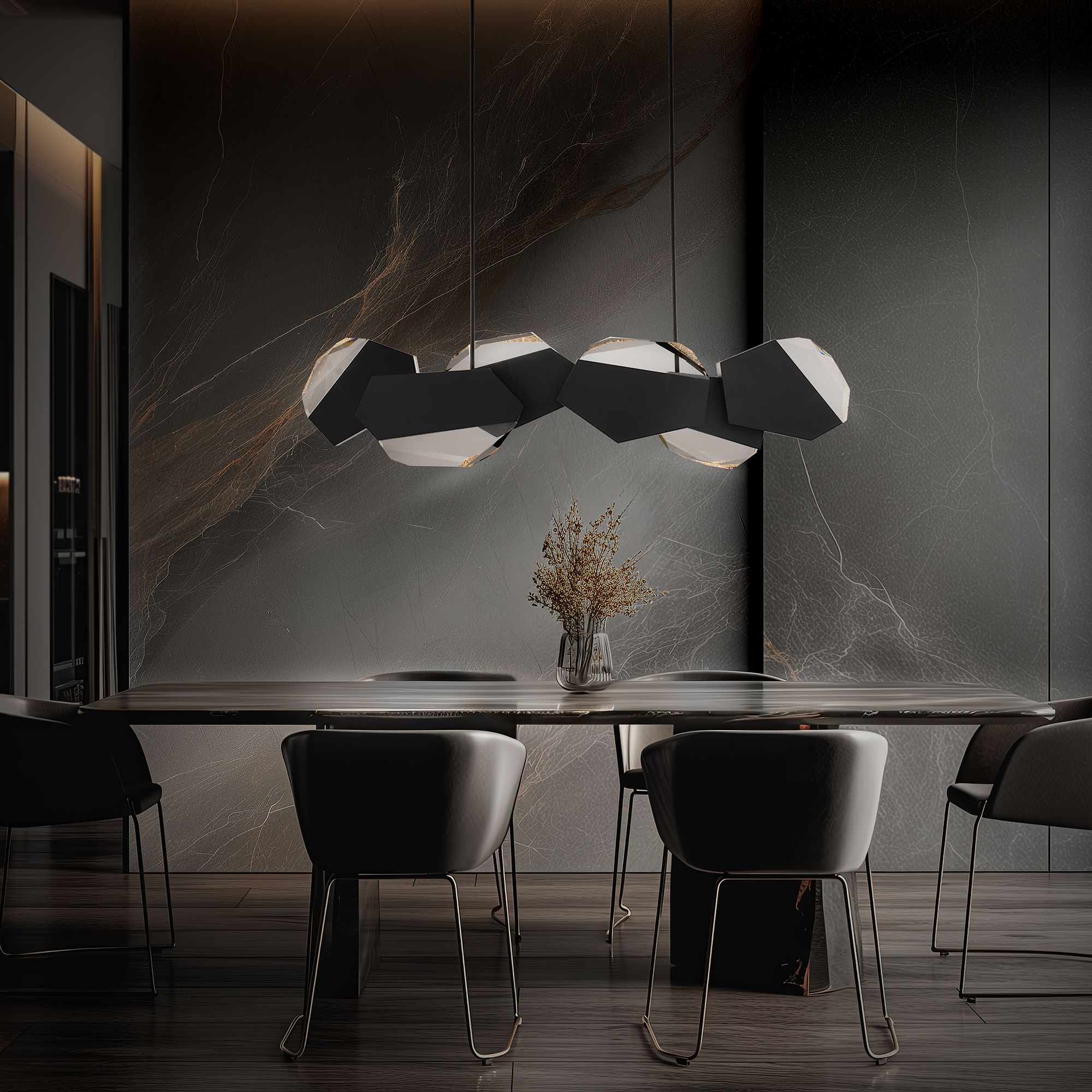 Palisade 11.75"H X 6-Light Linear Pendant