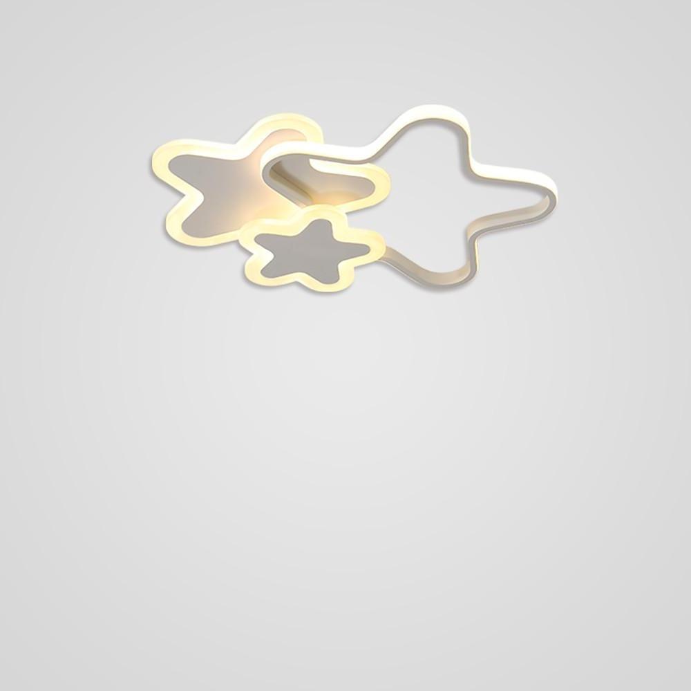 Triple Star Flush Mount Light LED Ceiling Light
