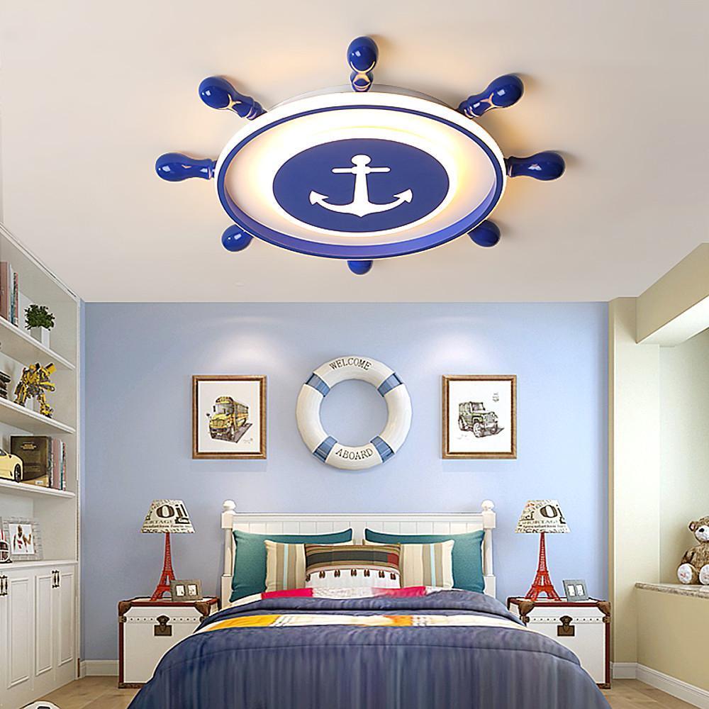 Anchor Insignia Flush Mount Ceiling Light Novelty LED